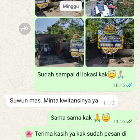 Pengiriman Papan Bunga Duka Cigantang Mangkubumi