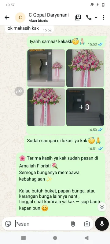 Pengiriman Karangan Bunga Cigantang Mangkubumi